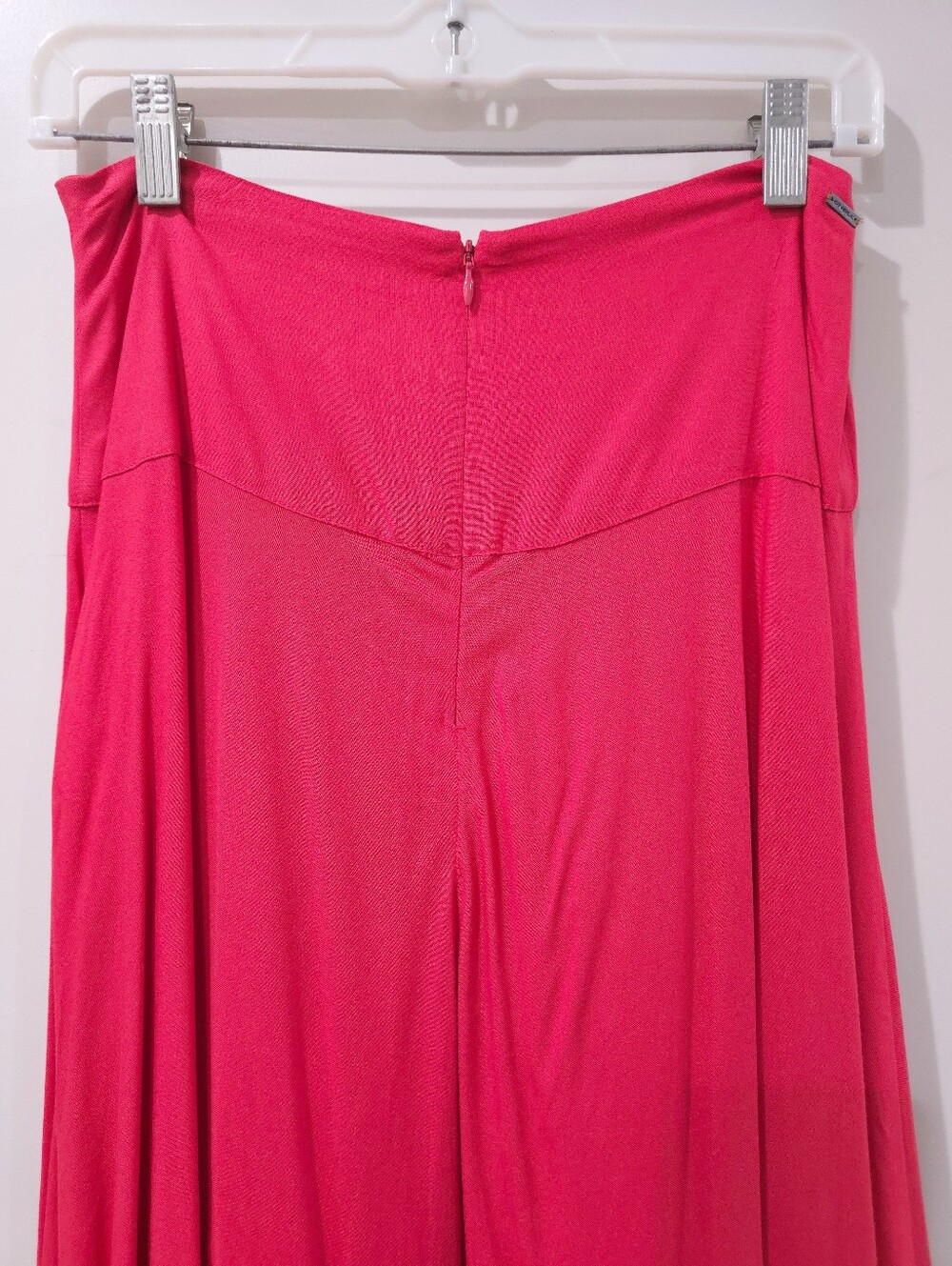 ONEILL Women’s High-Low Cascade Maxi Summer Skirt - Coral Pink 100% Viscose - Picture 8 of 12